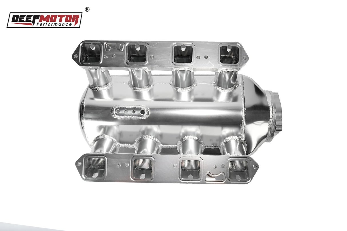 Deepmotor 90mm Big Volume 9.6L Intake Manifold Fuel Rail for Hemi Gen III Silver