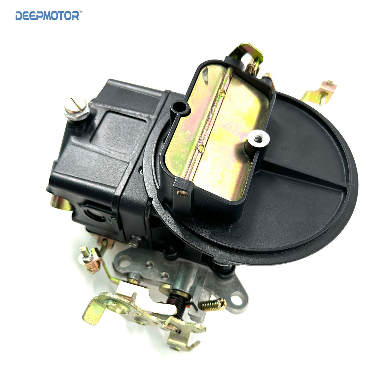 Deepmotor 2 Barrel Carburetor 350 CFM Manual Choke Black