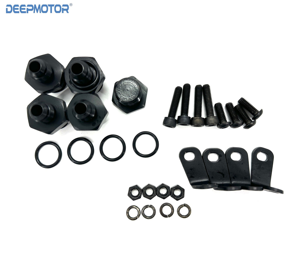 Billet Fuel Rail Kit for OE LS1 LS6 Stock Intake Manifold 6AN + Hardware Black