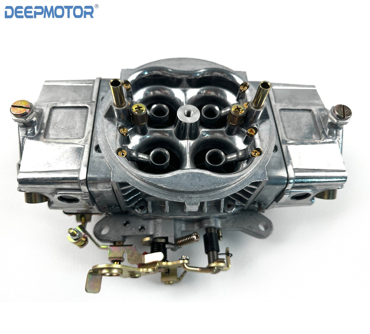 Deepmotor Aluminum 750 CFM Carburetor Double Pumper Mechanical Secondary 4150