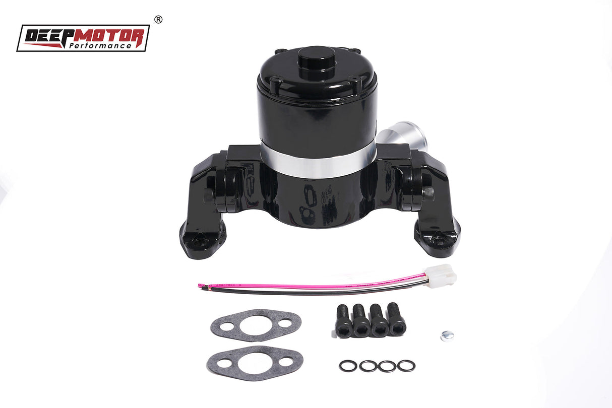 SBC Electric Water Pump for Small Block Chevy 283-327-400 High Volume Flow Black
