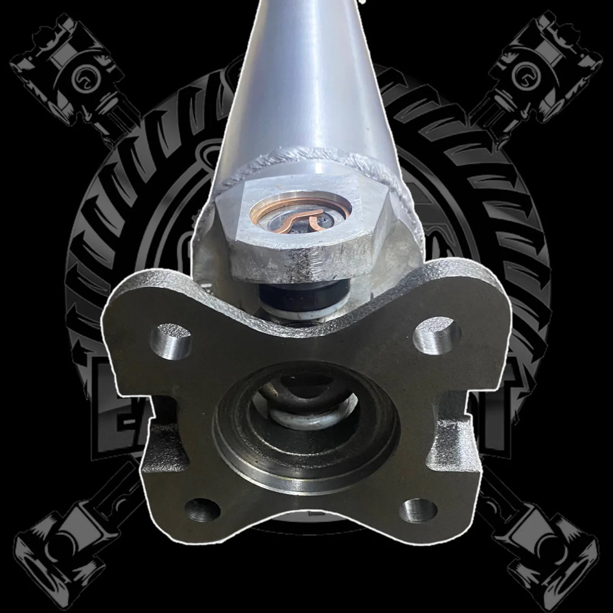 East Coast Driveline® (15-23) Charger/Challenger 8-Speed 8HP70/90 Driveshaft (7075-Т6 Aluminum Flange, 108mm CVJ conversion)