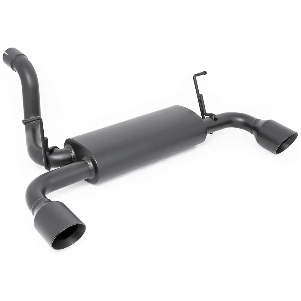 07+ Jeep Wrangler 2.0L/3.6L/3.8L JK/JL 2.5" Axle-Back Exhaust with 4" OD Tips