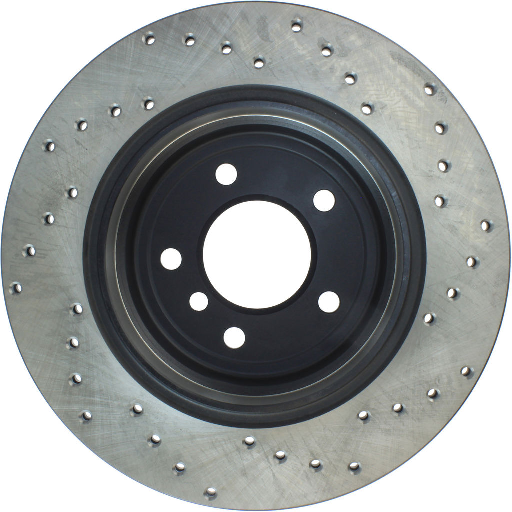 Stoptech #128.34085CR (05-10) BMW 5-Series 320mm Cross Drilled Rear Passenger Brake Rotor (Cryogenic Treated)