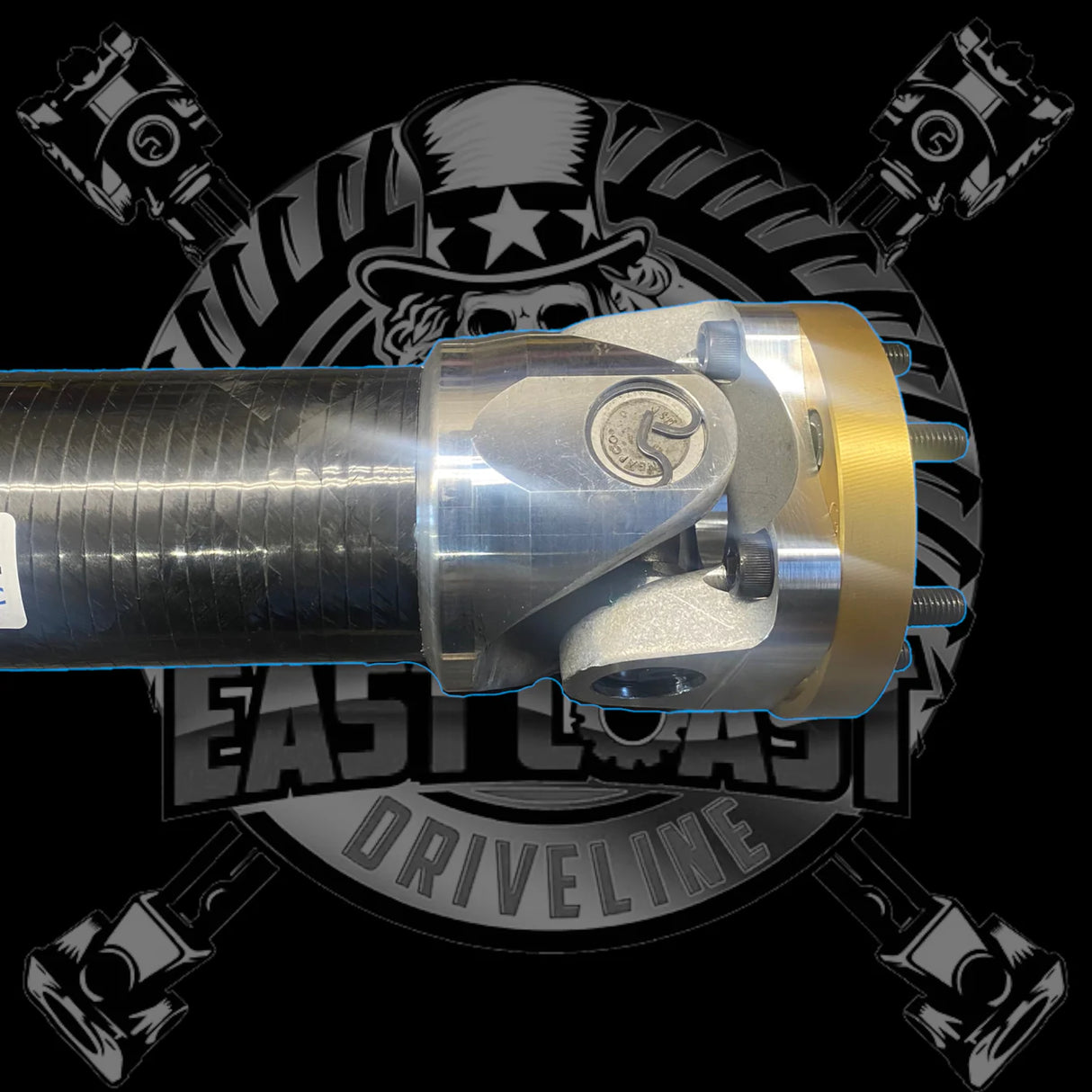 East Coast Driveline® BMW E36 Custom Length 3” Carbon Fiber Slip Shaft (3.25”OD) with Toyota Supra MK4 Manual 6-Speed Transmission & BMW E36 Rear Differential 6 Bolt CV