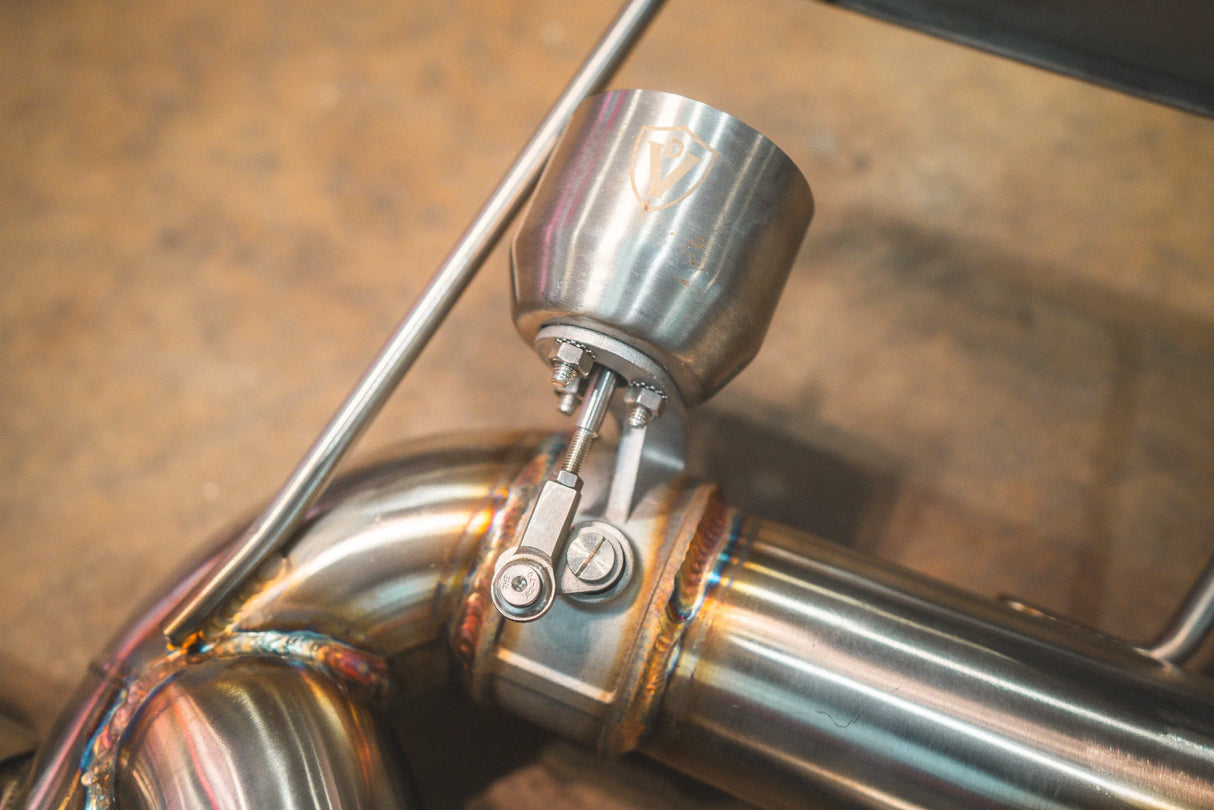 Valvetronic Designs® (00-06) BMW M3 E46 Valved Axle-Back Exhaust with 4" OD Tips