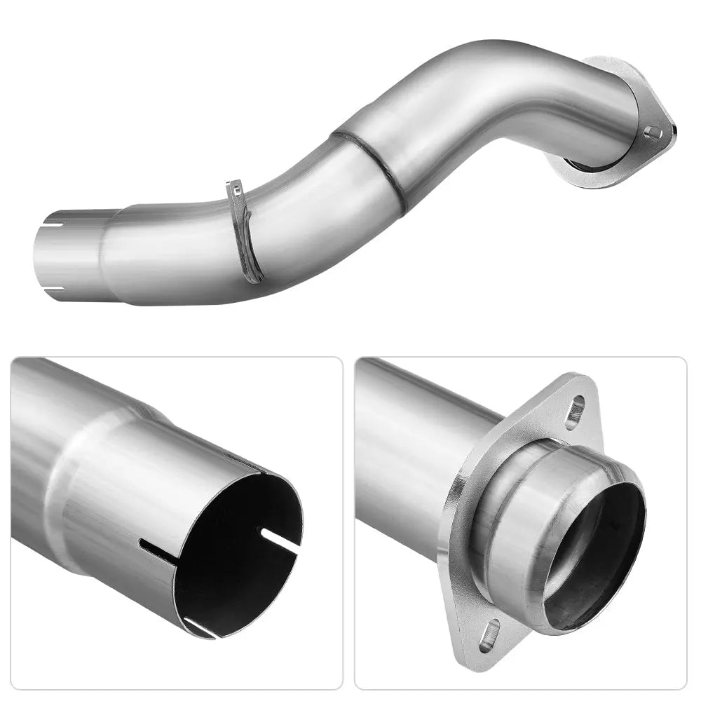 F-250/F-350/F-450 6.7L PowerStroke 4" Catless Exhaust Down Pipe