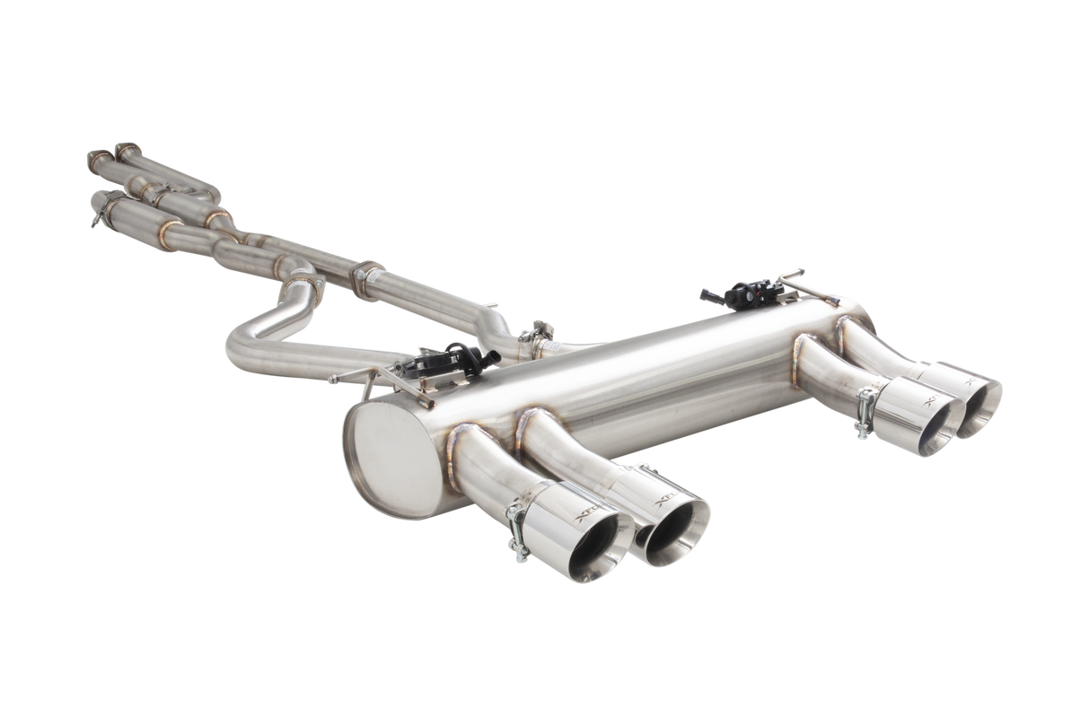 XForce (14-20) BMW M3/M4 F80/F82 Varex 304SS 3" Cat-Back Exhaust with Quad 4" OD Tips