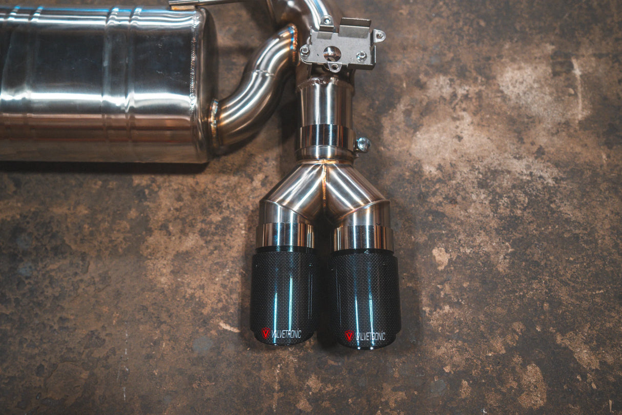 Valvetronic Designs® BMW F87 M2 Competition Equal Length Valved Sport Cat-Back Exhaust with 4" OD Tips