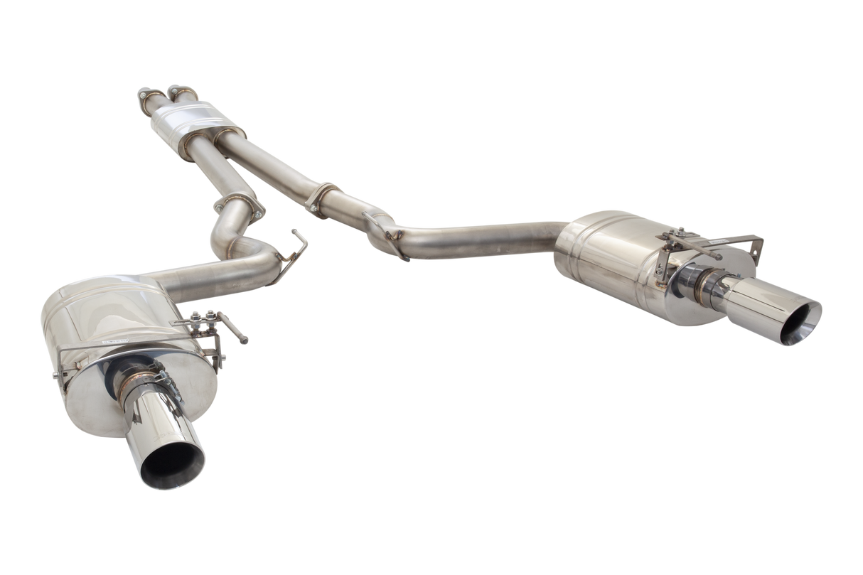 XForce (15-17) Mustang GT Fastback S550 304SS 3" Cat-Back Exhaust with 4" OD Tips