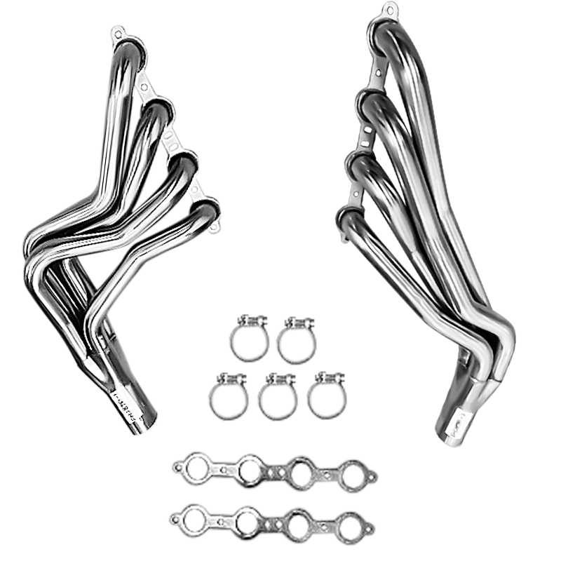Flashark® (98-02) Camaro/Firebird LS1 1-7/8" Long Tube Headers with Catless Y-Pipe