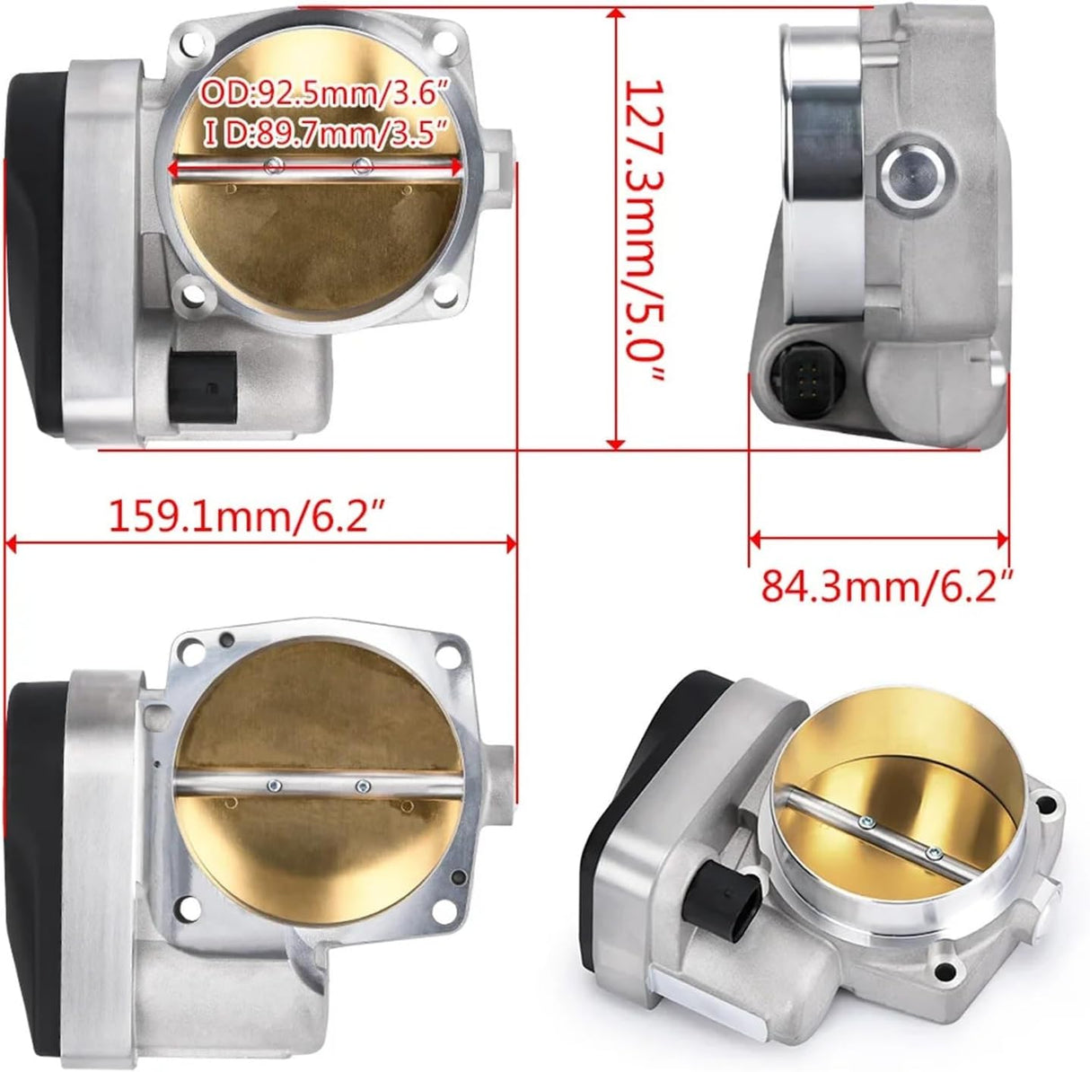GEN III HEMI 5.7L/6.1L 90MM OE Electronic Throttle Body 68060354AA