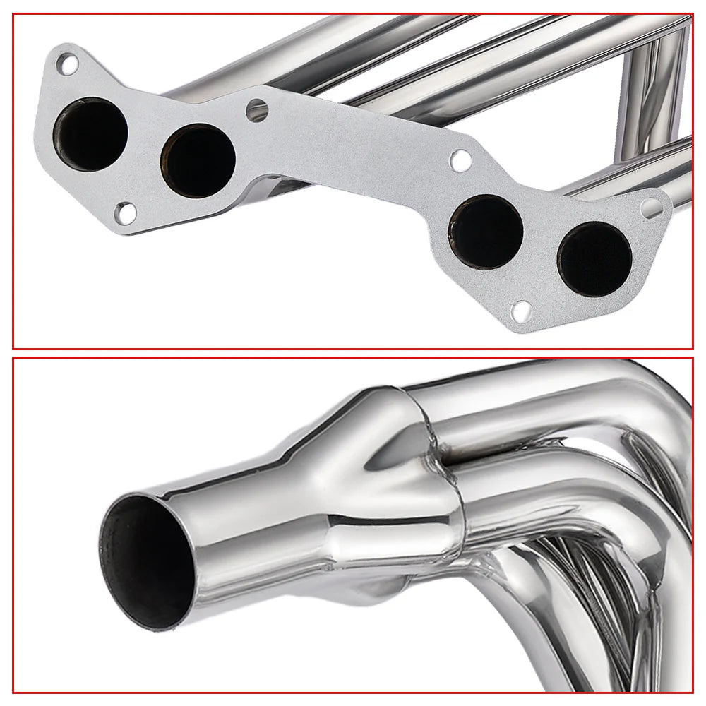 86-93 Mazda B2000/B2200 2.0L/2.2L Exhaust Header with Catless Mid-Pipe