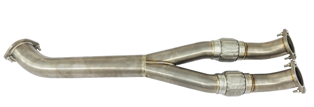 09-24 Nissan GT-R R35 VR38DETT Titanium Catless Exhaust Mid-Pipe