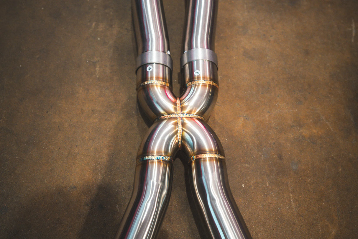 Valvetronic Designs® (18-24) BMW M550i xDrive G30 Valved Sport Cat-Back Exhaust with 3.5" OD Tips