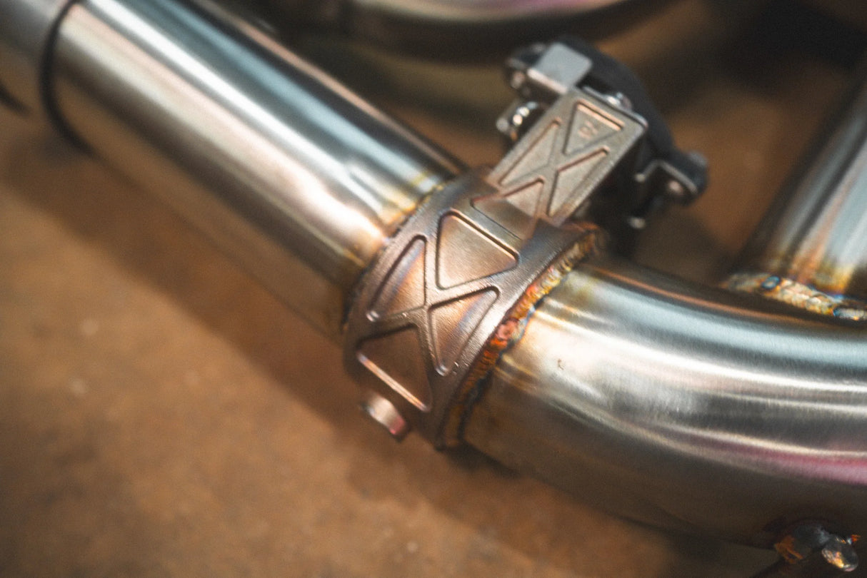 Valvetronic Designs® BMW X5M/X6M F85/F86 Valved Sport Cat-Back Exhaust with 4" OD Tips