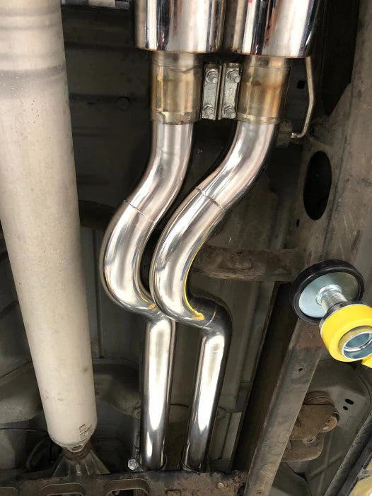 Speed Engineering® (99-06) GM SUV/Truck True Dual Cat-Back Exhaust (Crew/Extra Cab-Rear Exit)