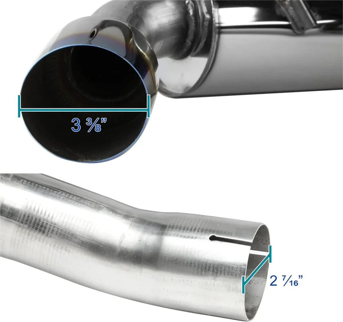 (10-15) Chevy Camaro 3.6L V6 Cat-Back Exhaust with 4" OD Burnt Tips