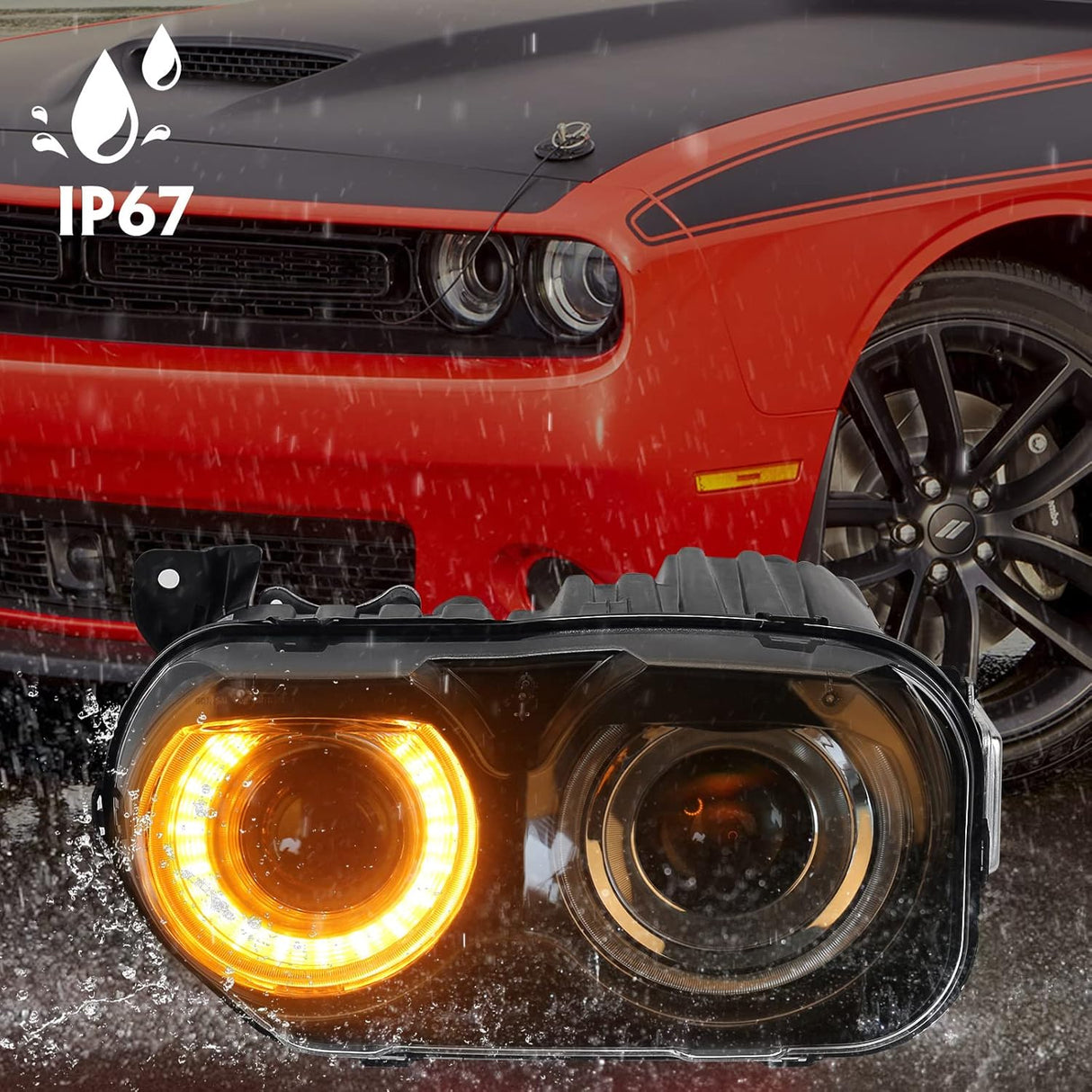 15-23 Dodge Challenger Xenon Head Lights (SXT, R/T, T/A, SRT, 392)