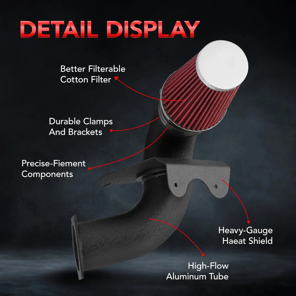 (96-04) Ford Mustang GT 4.6L Cold Air Intake with Dry Filter