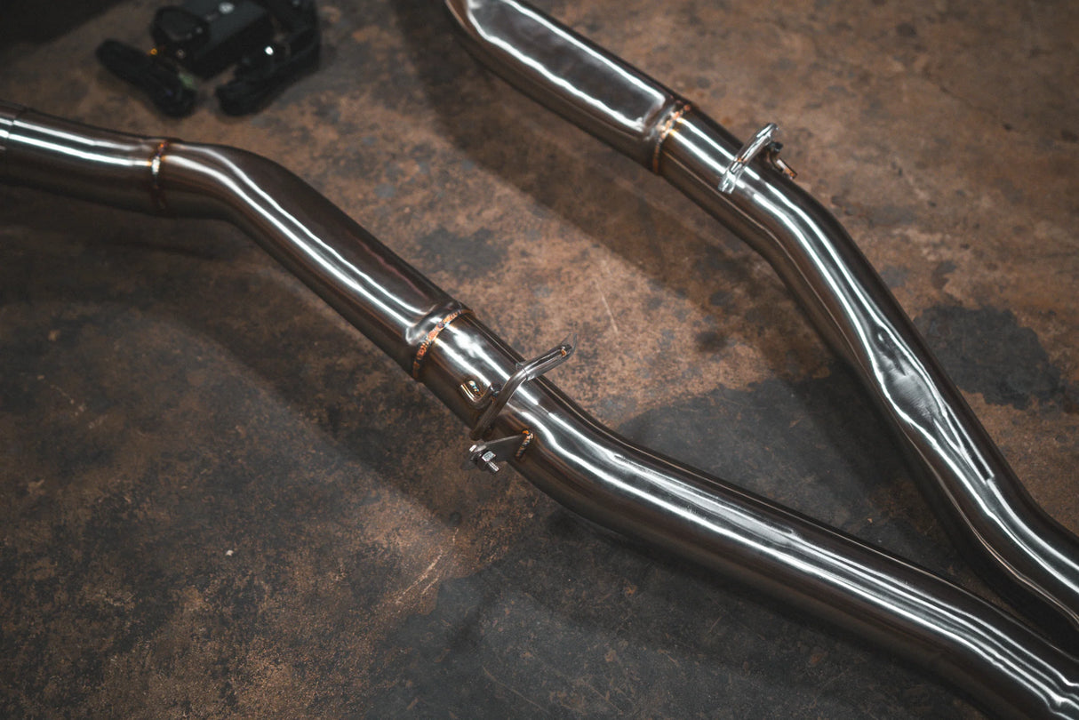 Valvetronic Designs® BMW Alpina XB7/X7 M50i/M60i Valved Sport 304SS Cat-Back Exhaust with 4" OD Tips