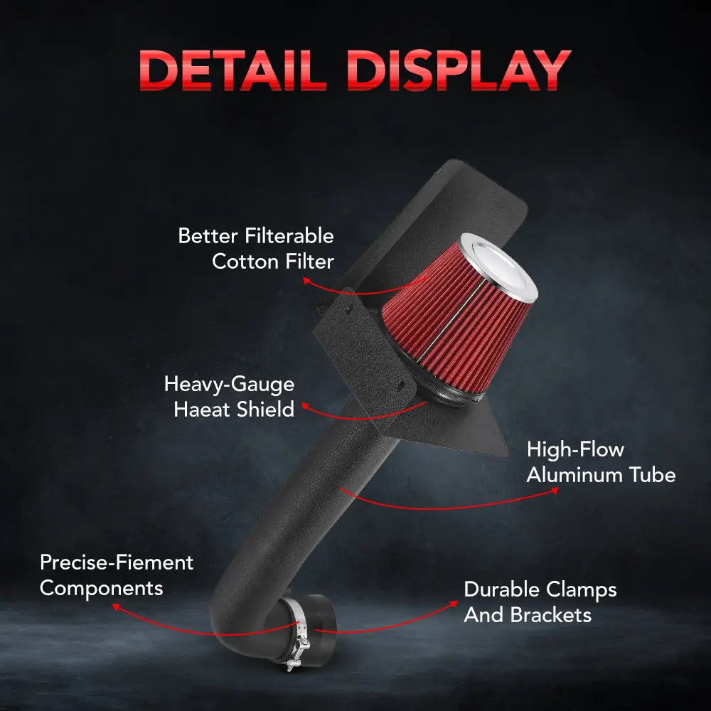 (07-13) Silverado/Sierra V8 Cold Air Intake with Oiled Filter