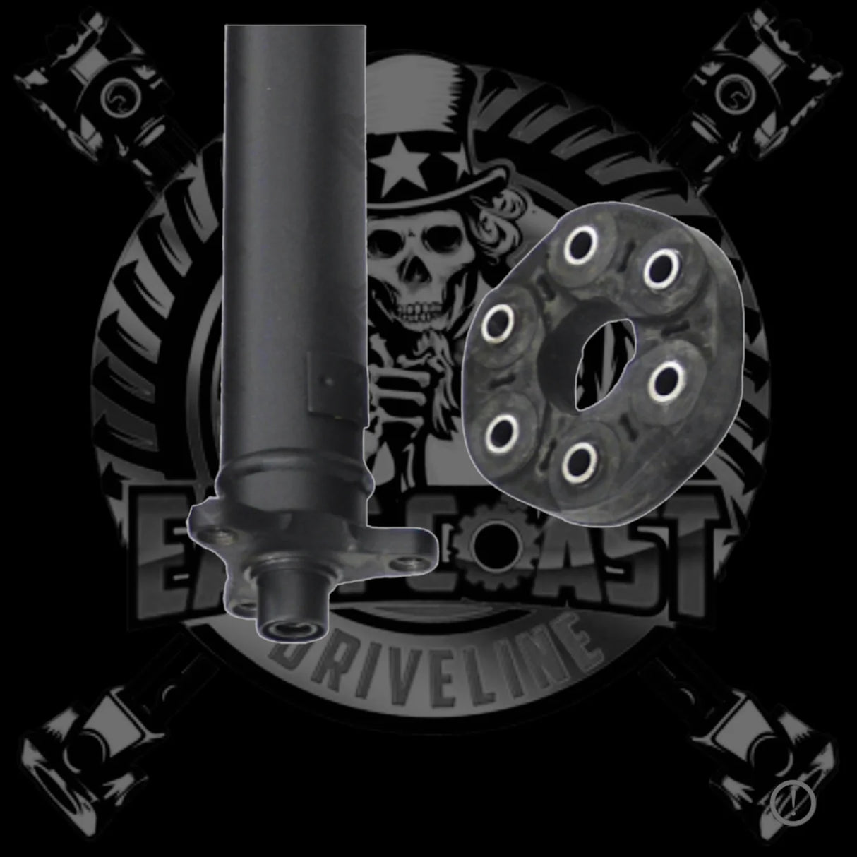 East Coast Driveline® (08-14) Challenger 5-Speed Automatic Driveshaft (3-Bolt Ends)