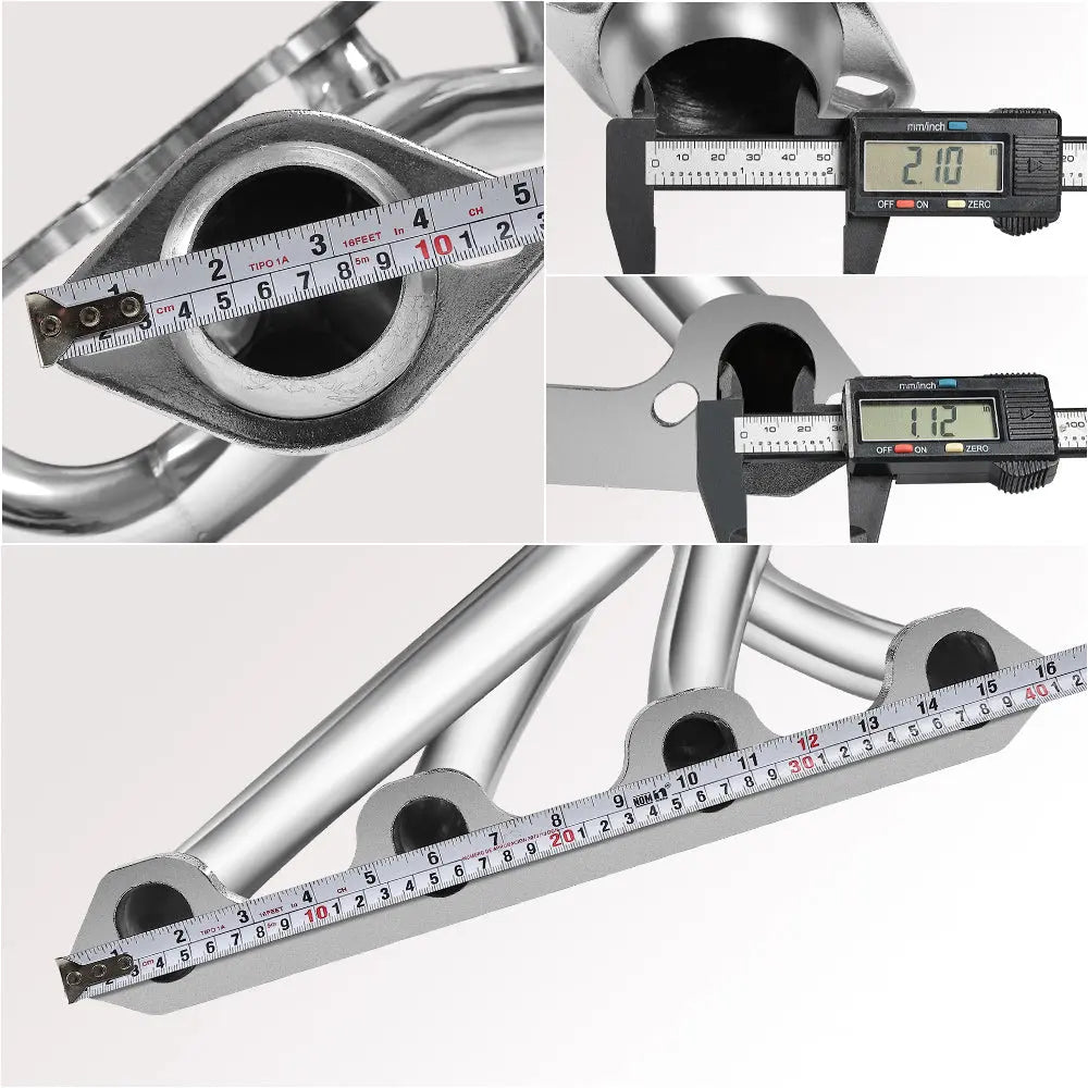 (87-95) Ford Bronco/F-150/F-250 5.8L 304SS 3" Short Tube Headers