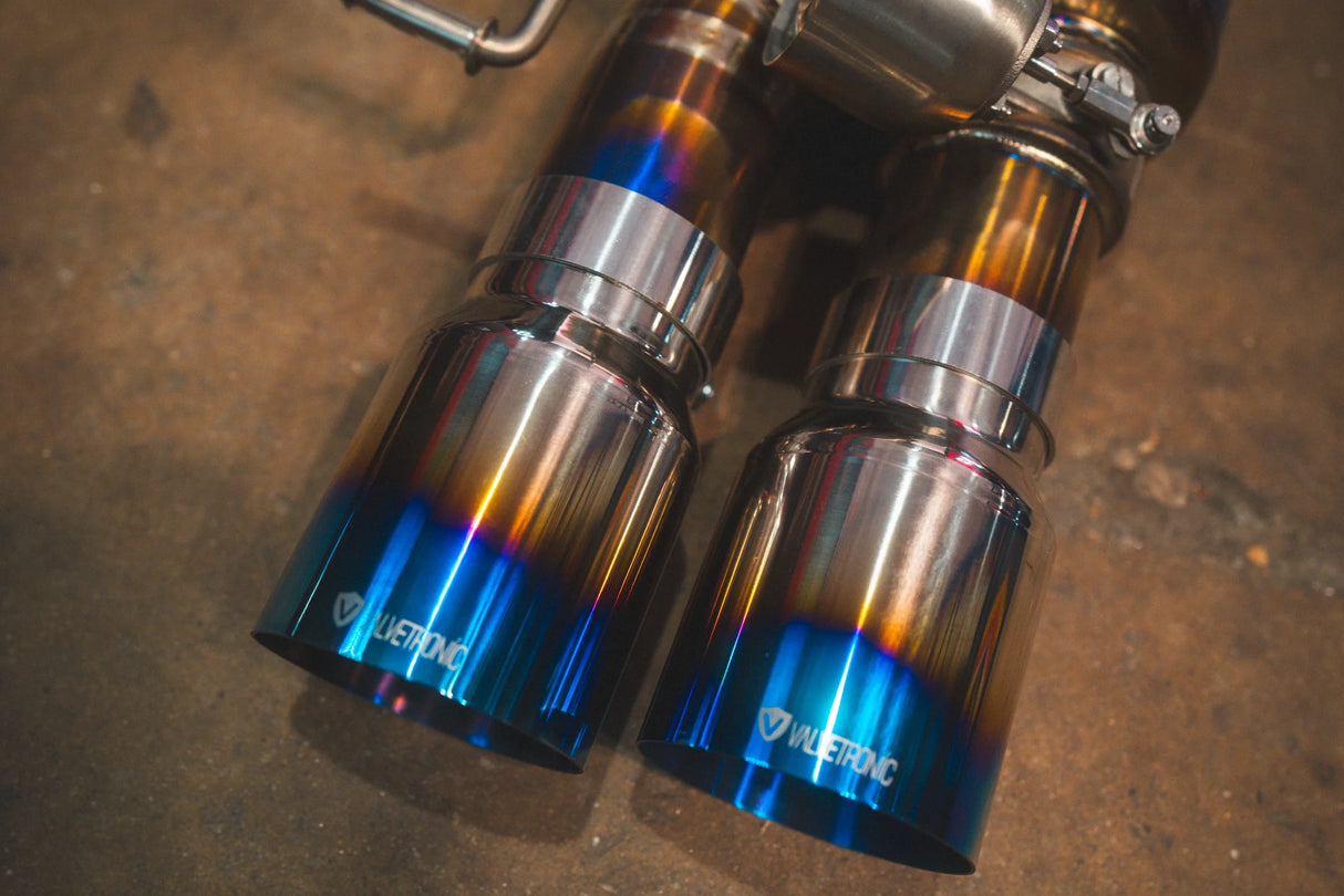 Valvetronic Designs® BMW F10 M5/F06 M6 Valved Sport Cat-Back Exhaust with 4" OD Tips