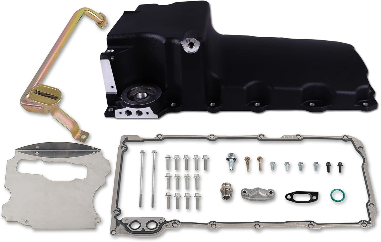 Kingman Speed® GM LS Swap Cast Aluminum Low Profile Oil Pan Kit