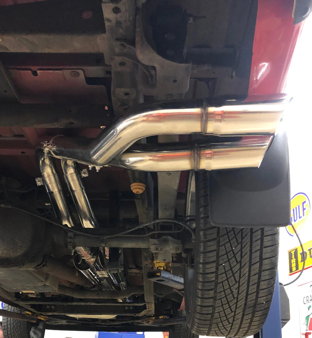 Speed Engineering® GM SUV/Truck 304SS 3" True Dual Cat-Back Exhaust (Crew Cab-Rear Exit)