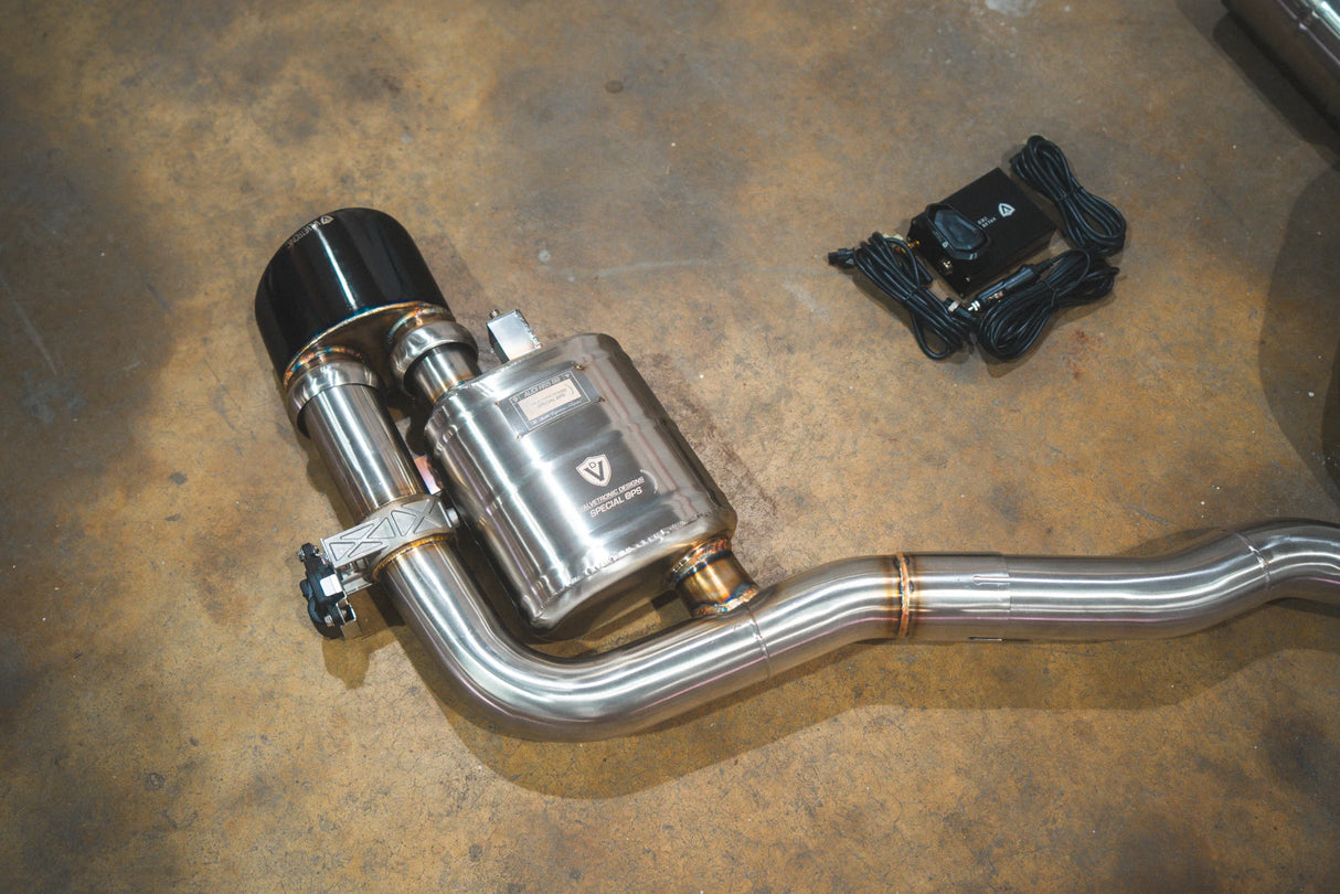 Valvetronic Designs® Audi RS5 B9 Valved Sport Titanium Cat-Back Exhaust with 4" OD Tips