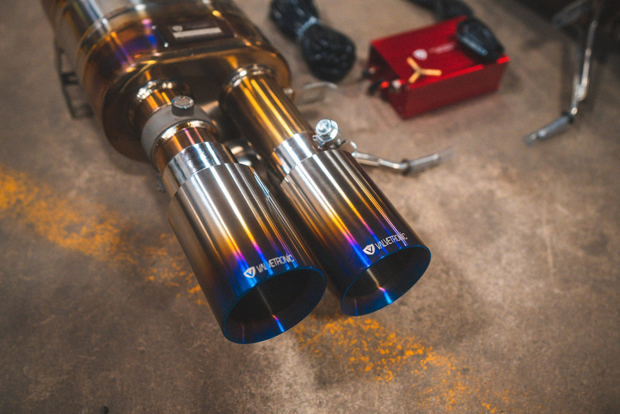 Valvetronic Designs® (08-13) BMW M3 E9x V2 Titanium Valved Sport Cat-Back Exhaust with 4" OD Tips