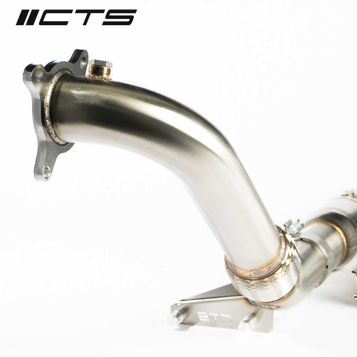 CTS Turbo® (06-13) Audi A3/S3/TT/TTS/Golf R 2.0L 304SS 3.5" Catted Mid-Pipe Kit