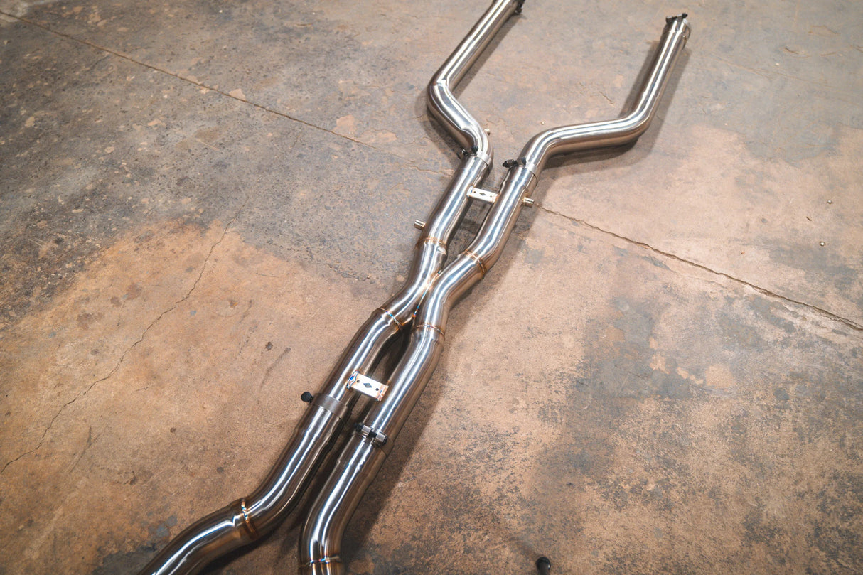 Valvetronic Designs® BMW X5M/X6M F95/F96 Valved Sport Cat-Back Exhaust with 4" OD Tips