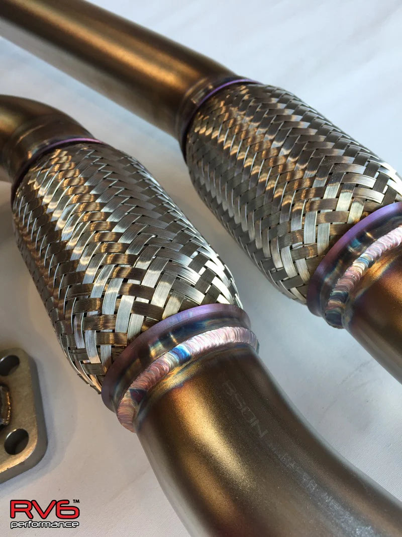 RV6 Performance® (13-17) Honda Accord Catted Long Tube J-Pipe Kit