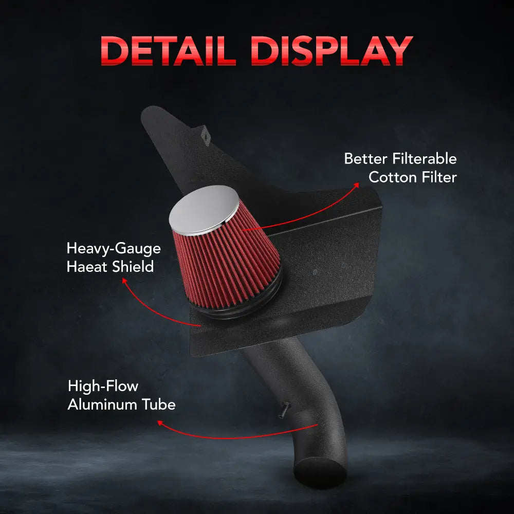 (10-15) Chevrolet Camaro SS LS3 Cold Air Intake with Dry Filter
