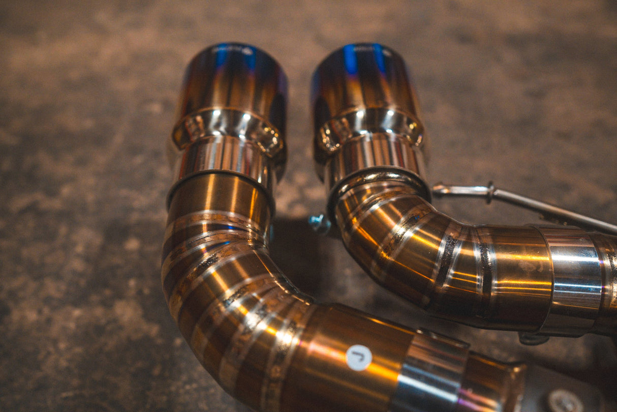 Valvetronic Designs® BMW M8 F91/F92/F93 Valved Sport Cat-Back Exhaust with 4" OD Tips