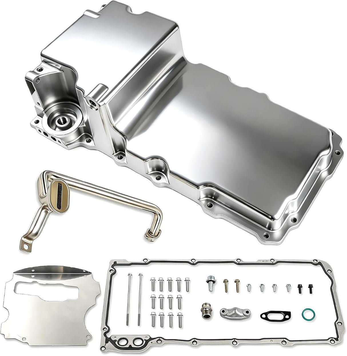 Kingman Speed® GM LS Swap Cast Aluminum Low Profile Oil Pan Kit