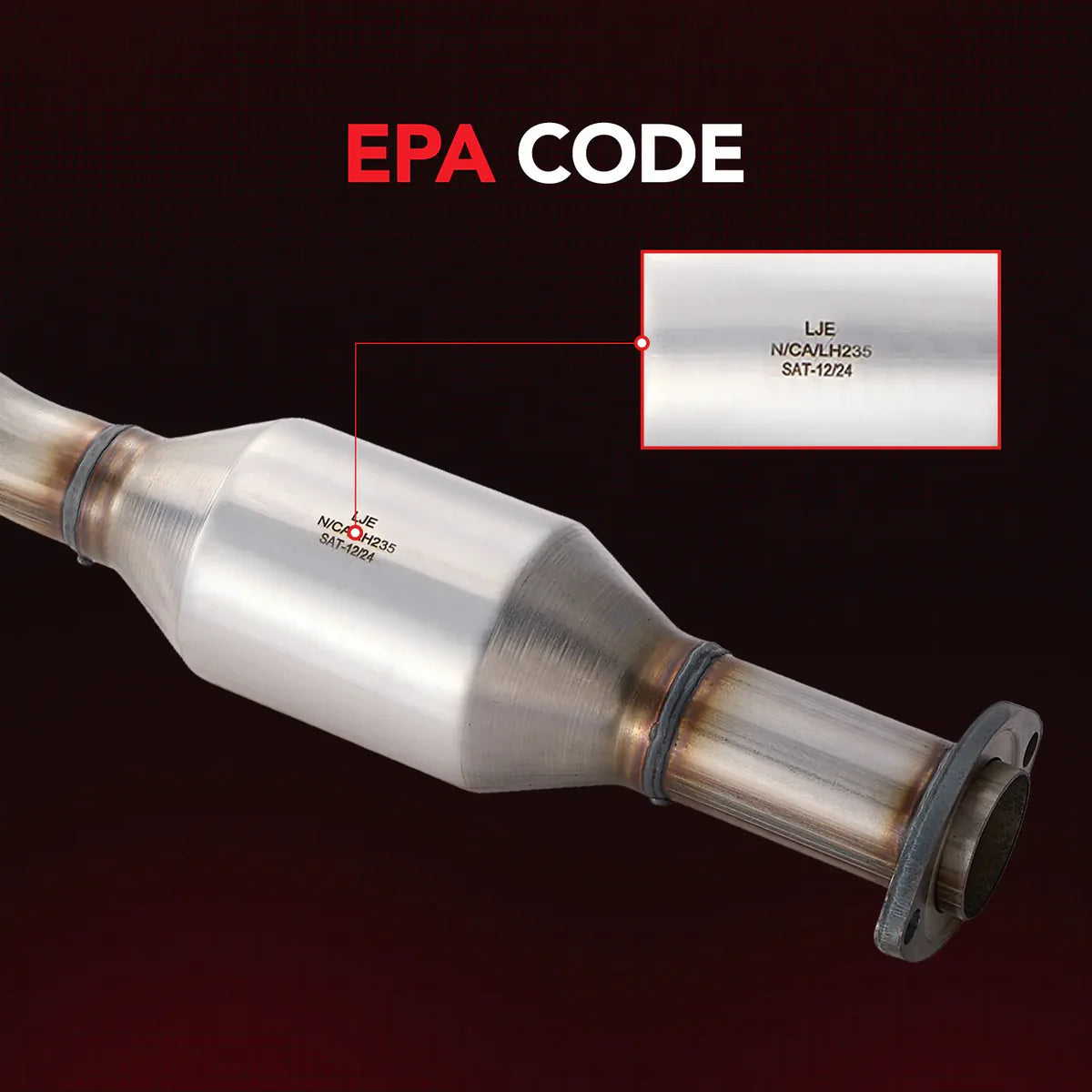 (06-09) Camry/Solara 2.4L EPA 409SS Catalytic Converter