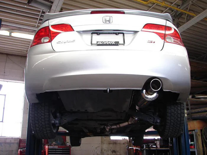 (06-11) Honda Civic 1.8L R18A1 2.25" Cat-Back Exhaust with 4" OD Burnt N1 Tip