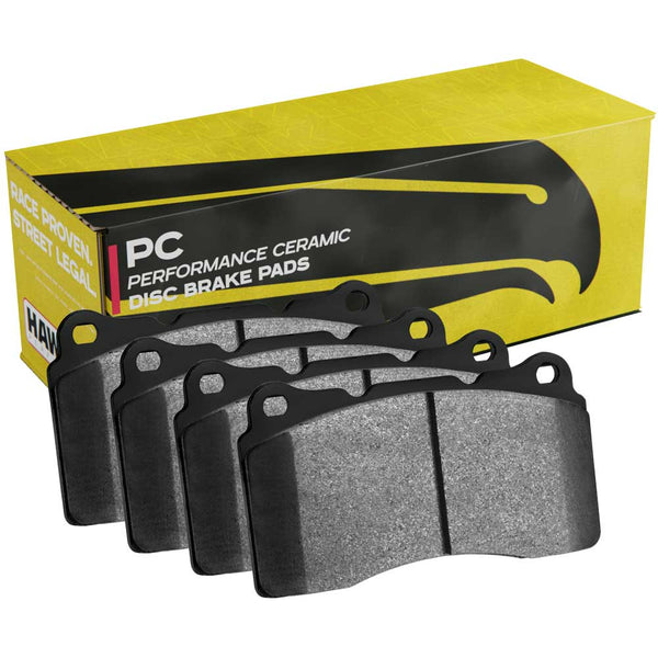 HAWK Performance Performance Ceramic Street Brake Pads (18mm) - Fits Front YSCPF6B & YSCPF8A Calipers
