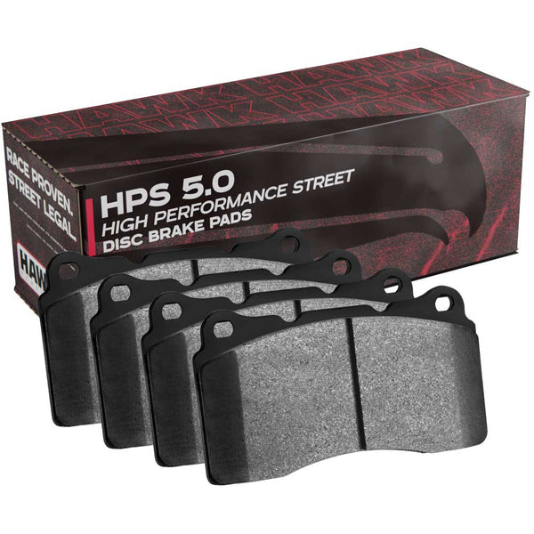 HAWK Performance HPS 5.0 High Performance Street Brake Pads - Fits Front YSCPF4a & YSCPF6a / Rear YSCPR6b Calipers