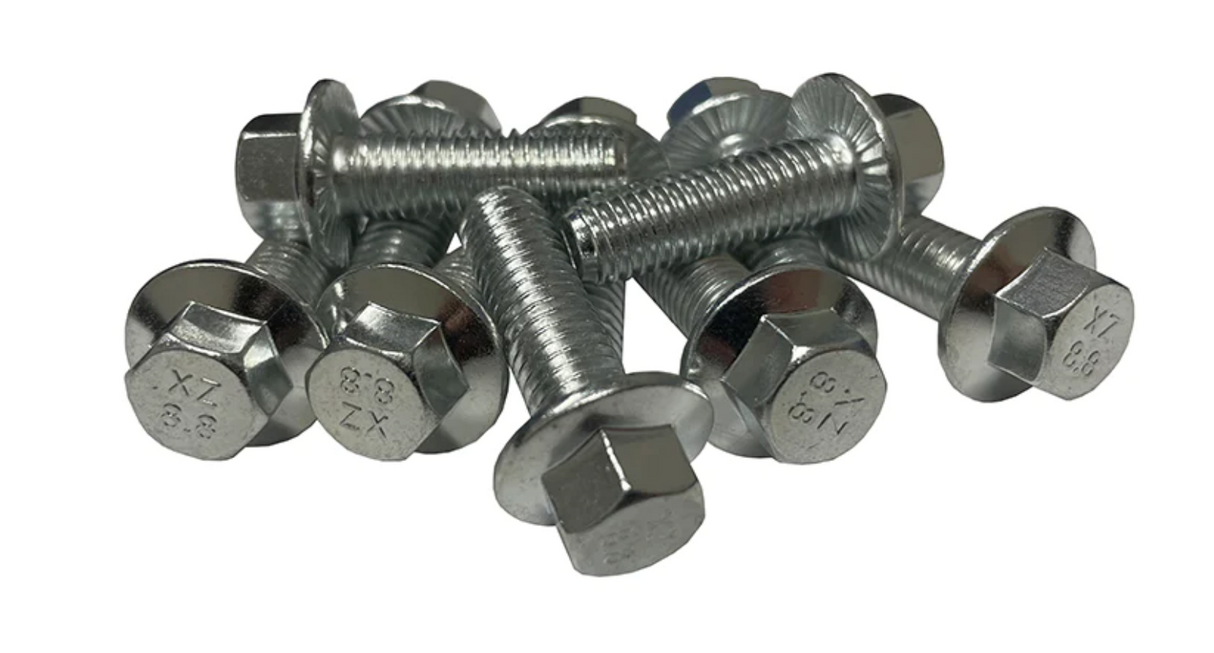 Speed Engineering® GM LT1/LT4/L83/L86 8.8 Zinc Exhaust Manifold Bolts (10)