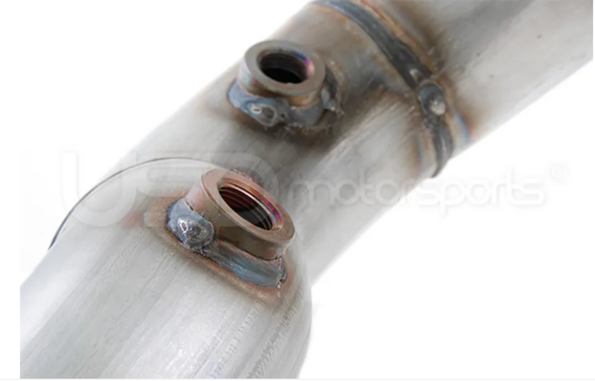 USP MotorSports® (17-22) Audi TT RS/RS3 2.5L 304SS 3" 200-Cell Catted Down Pipe