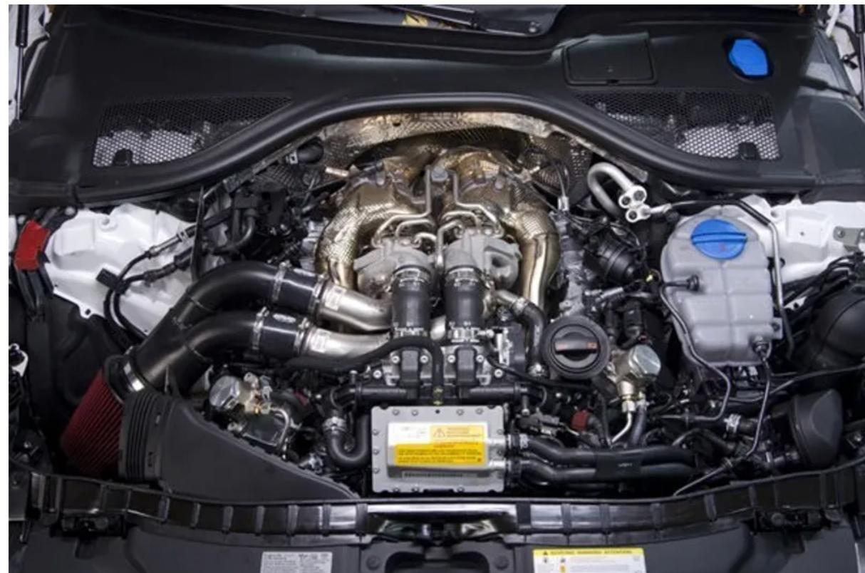 USP MotorSports® (13-15) Audi S6/S7/RS7 4.0TT Cold Air Intake System with Heat Shield