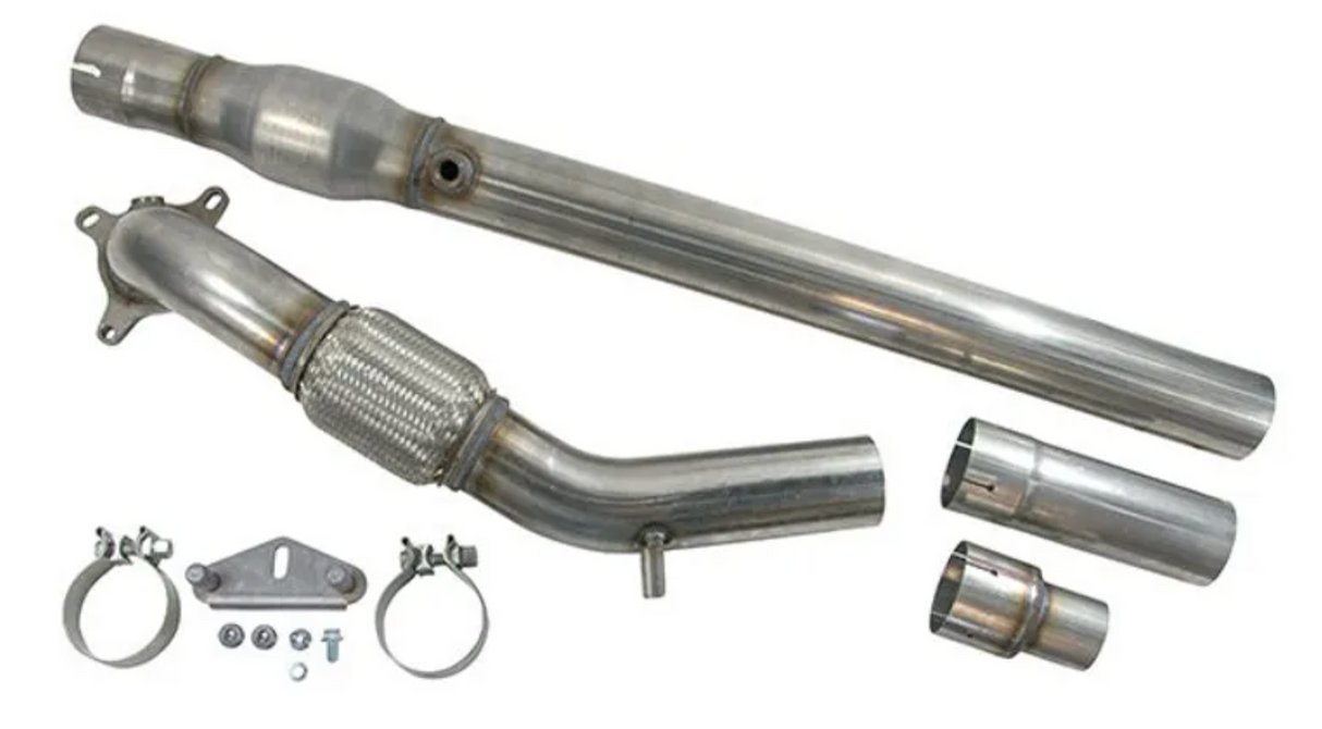USP MotorSports® (06-17) A3/TT/GLI/GTI/Beetle 2.0L 304SS 3" Catted Down Pipe