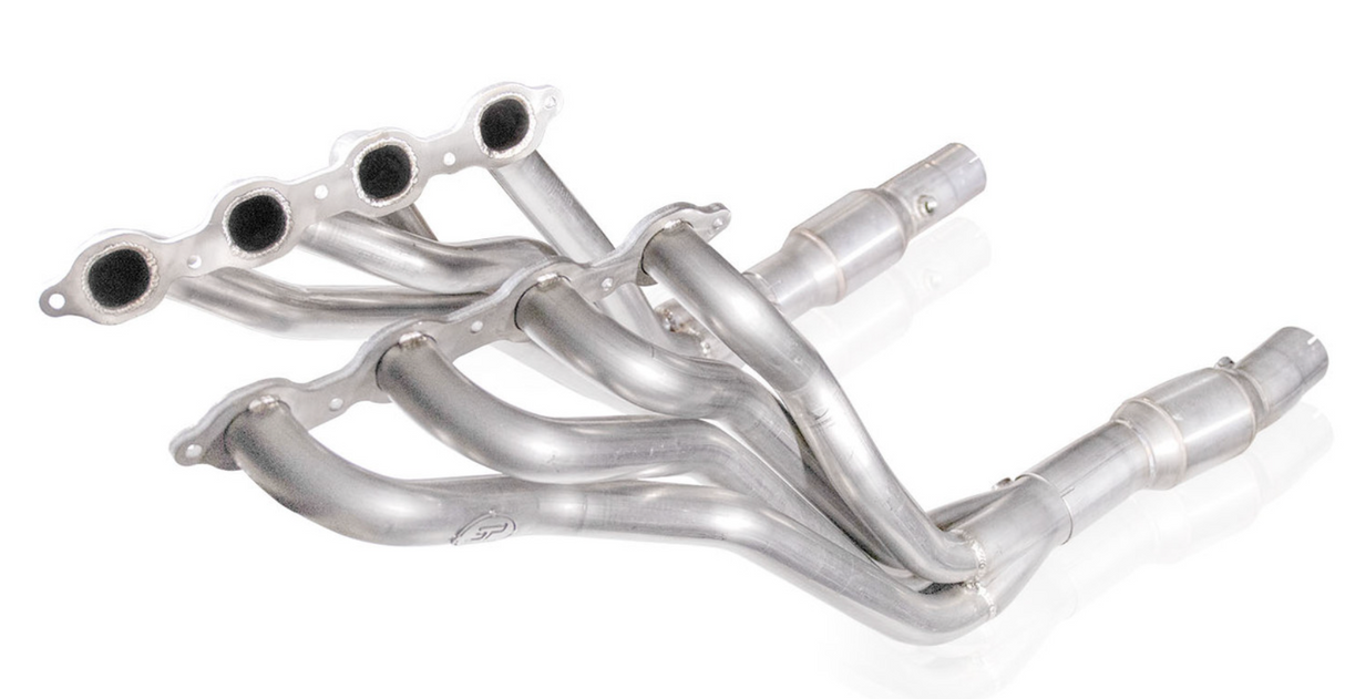 Stainless Power® (16-24) Camaro SS/LT1 1-7/8" x 3" 304SS Long Tube Headers with Catted Mid-Pipes