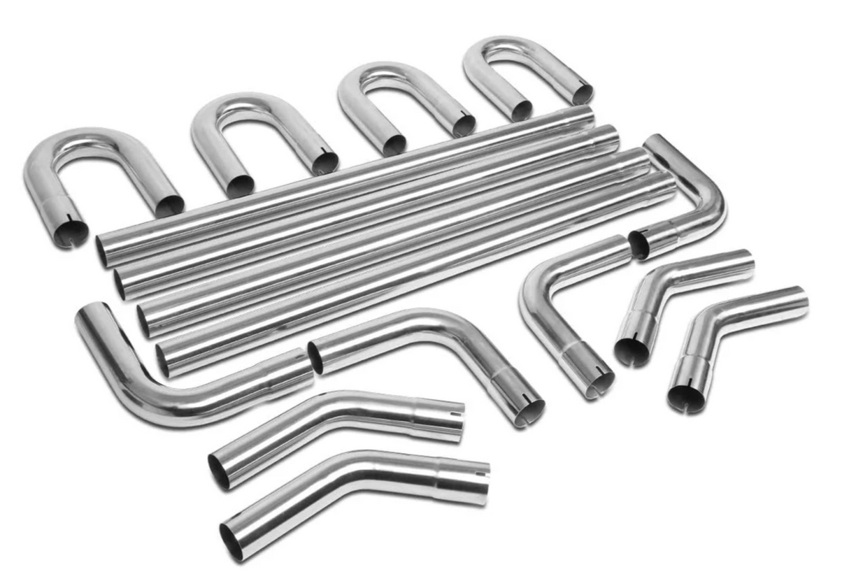 PLM® Stainless Steel Exhaust Manifold Tubing Mandrel Piping Kit