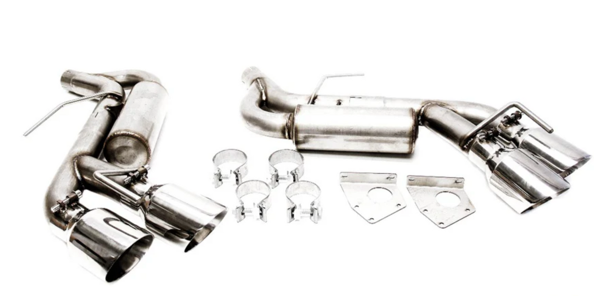 PLM® (16-24) Camaro 3.6L 304SS 2.5" Axle-Back Exhaust with 4" OD Tips